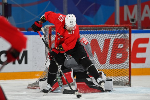 Тренировка «Авангарда» в Магнитогорске