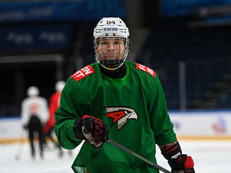 Раскатка «Авангарда» перед выездным матчем с московским «Динамо»