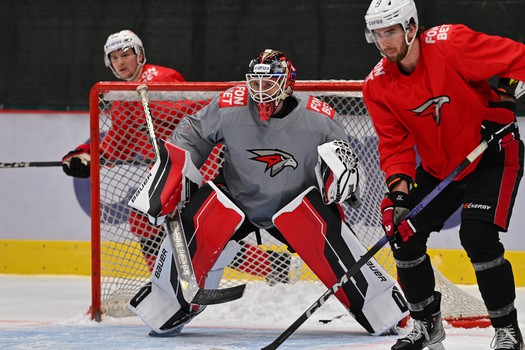 Тренировка «Авангарда» в Омске