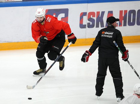 Раскатка «Авангарда» перед вторым матчем финальной серии с ЦСКА