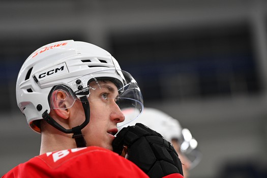 Раскатка «Авангарда» перед третьим матчем серии с «Ладой»