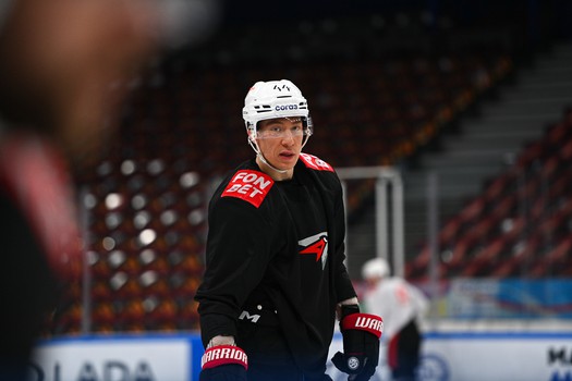 Раскатка «Авангарда» перед пятым матчем серии в Магнитогорске