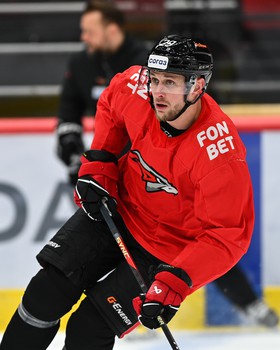 Тренировка «Авангарда» перед матчем с «Салаватом Юлаевым»