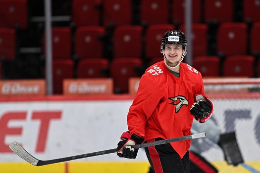 Тренировка «Авангарда» в Омске