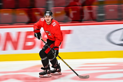 Раскатка «Авангарда» перед матчем с ХК «Сочи»