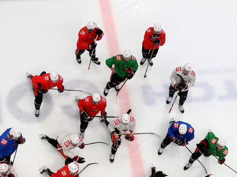 Тренировка «Авангарда» во время паузы в чемпионате