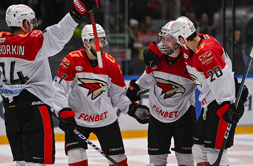 100% РЕАЛИЗАЦИИ ЛИШНЕГО | Победная раздевалка «Авангарда» после матча с «Сочи» (ВИДЕО)