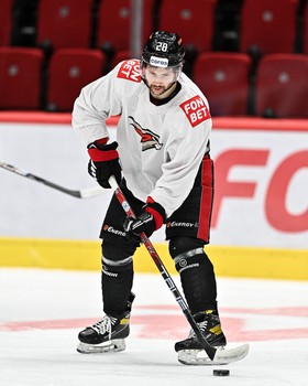 Раскатка «Авангарда» перед матчем с московским «Динамо»