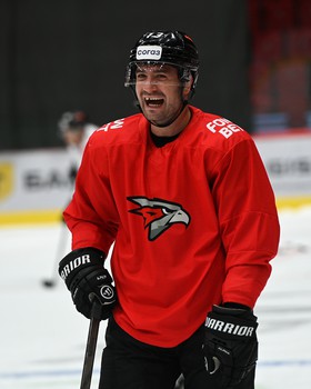 Тренировка «Авангарда» перед матчем с «Адмиралом»