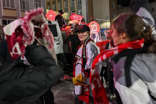 Фан-зона «Авангарда» в Городском саду
