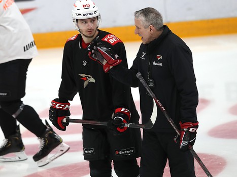 Раскатка «Авангарда» перед вторым матчем финальной серии с ЦСКА