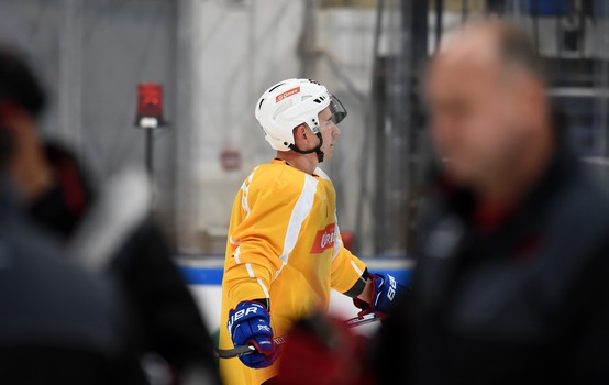 Раскатка "Авангарда" перед выездным матчем со "Спартаком"