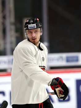 Раскатка «Авангарда» перед матчем с «Витязем»