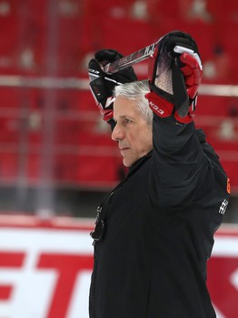 Раскатка «Авангарда» перед матчем с «Автомобилистом»