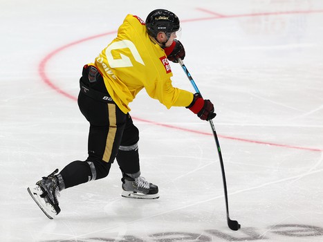 Раскатка «Авангарда» перед матчем со «Спартаком»