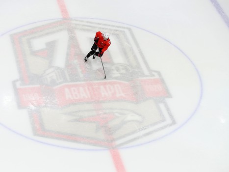 Тренировка «Авангарда» перед выездом