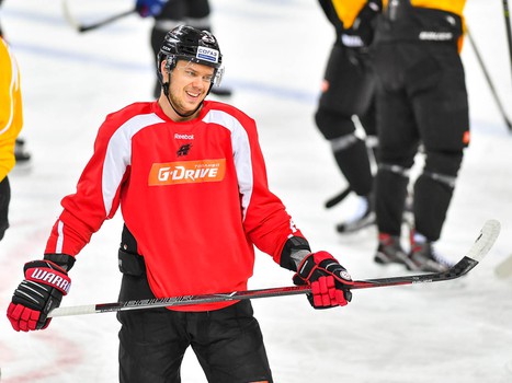 Раскатка "Авангарда" перед матчем с ЦСКА