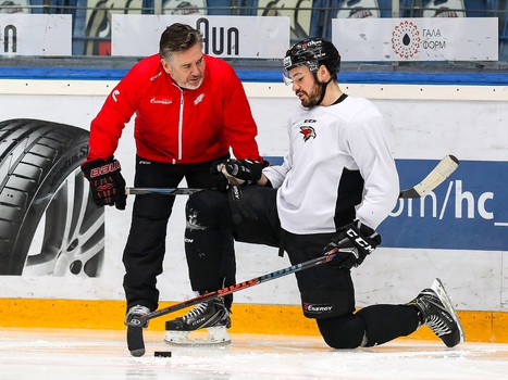 Раскатка «Авангарда» перед третьим матчем серии с «Барысом»