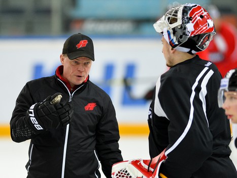 Раскатка "Авангарда" перед заключительным матчем регулярного чемпионата с "Барысом"
