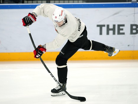 Раскатка «Авангарда» перед выездным матчем с московским «Динамо»