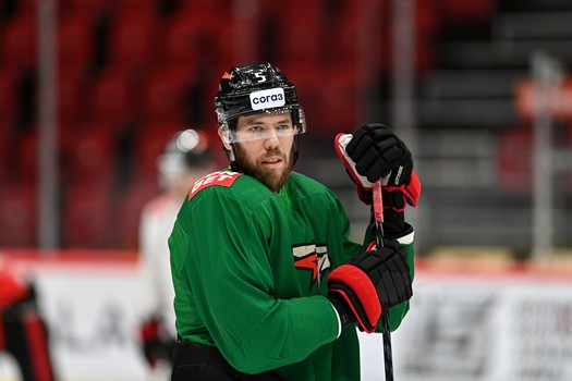 Раскатка «Авангарда» перед матчем с московским «Динамо»