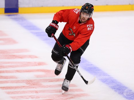 Тренировка «Авангарда» перед стартом турнира в Санкт-Петербурге