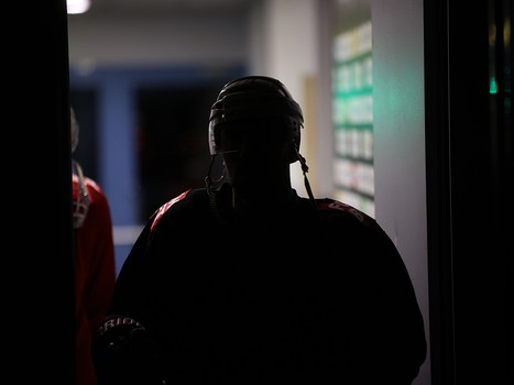 Тренировка «Авангарда» перед матчем в Магнитогорске