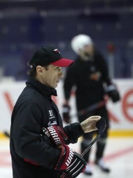 Раскатка «Авангарда» в Уфе перед шестым матчем серии с «Салаватом Юлаевым»