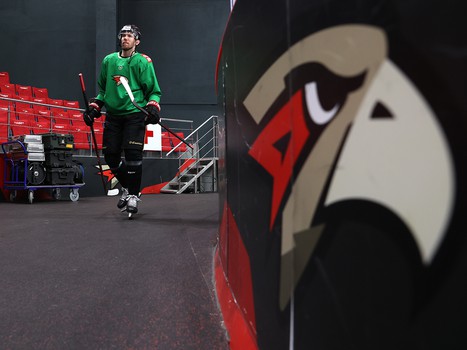 Раскатка «Авангарда» перед матчем против СКА