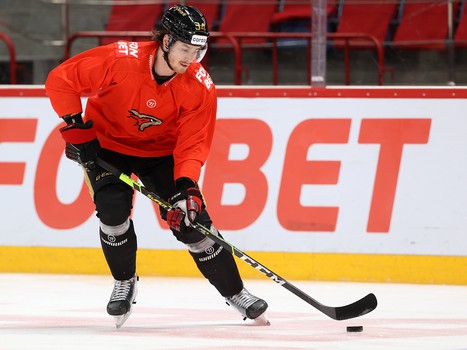 Раскатка «Авангарда» перед матчем с «Торпедо»