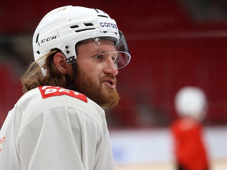 Тренировка «Авангарда» перед выездом