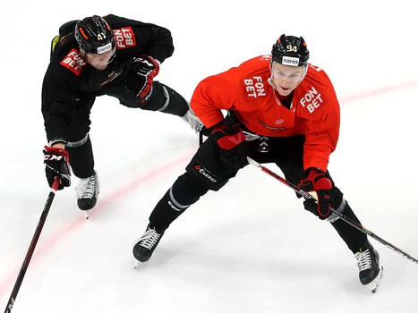 Тренировка «Авангарда» во время паузы в чемпионате