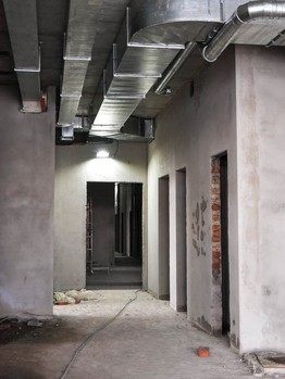 Продолжается строительство Хоккейной академии "Авангард"