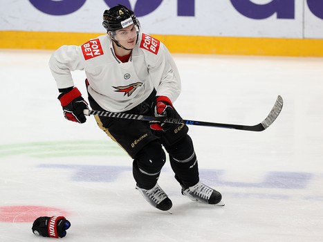 Раскатка «Авангарда» перед матчем с «Металлургом»