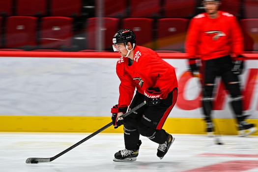 Раскатка «Авангарда» перед матчем с «Барысом»