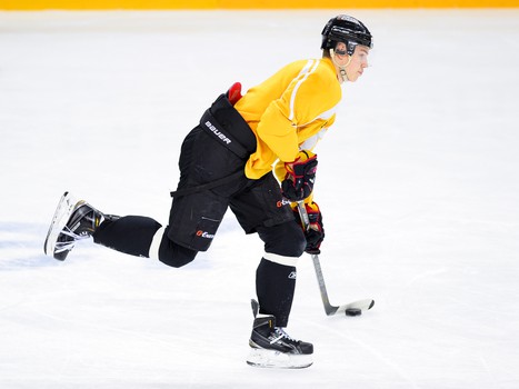 Раскатка "Авангарда" перед домашним матчем с "Йокеритом"