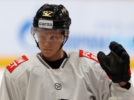 Тренировка «Авангарда» перед матчем с «Салаватом Юлаевым»