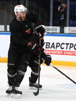 Раскатка «Авангарда» перед выездным матчем с «Ак Барсом»