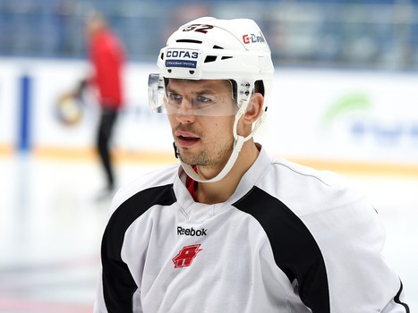 Тренировка "Авангарда" перед выездом в Астану