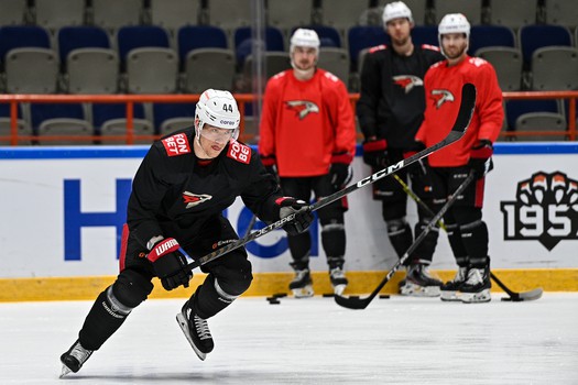 Тренировка «Авангарда» в Хабаровске