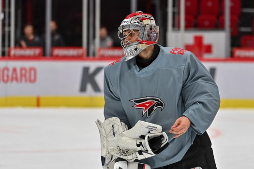 Тренировка воспитанников Хоккейной Академии «Авангард» 2019 года рождения на G-Drive Арене