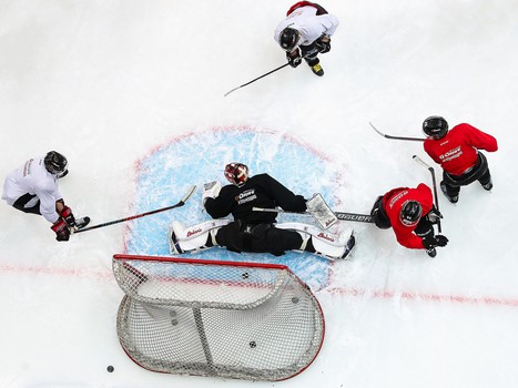 Раскатка «Авангарда» перед третьим матчем финальной серии с ЦСКА