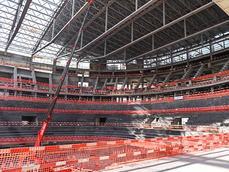 Техническая готовность «Арены Омск» составляет 35%