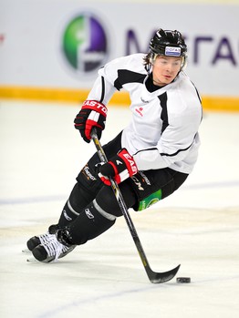 Раскатка "Авангарда" перед матчем с "Северсталью" 10 сентября 2013