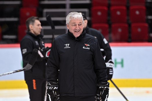 Раскатка «Авангарда» перед матчем с «Барысом»