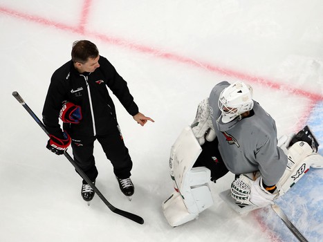 Открытая тренировка «Авангарда» для прессы и болельщиков