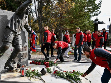 «Авангард» почтил память Алексея Черепанова