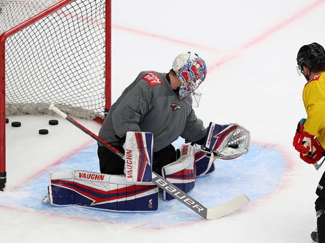 Первая тренировка «Авангарда» в новом сезоне