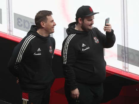 Открытая тренировка «Авангарда» перед вторым раундом плей-офф