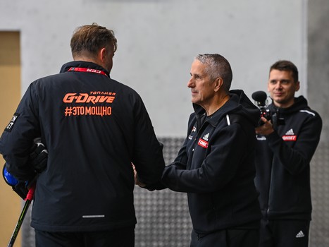 Тренировка «Авангарда» в Омске